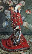 Claude Monet Madame Monet en costume japonais oil painting reproduction